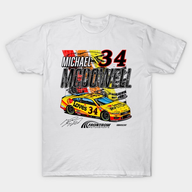 Michael McDowell White Car T-Shirt by stevenmsparks